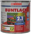 Produktbild: Wilckens 2in1 Acryl Buntlack für Innen und Außen, glänzend, 125 ml, RAL 3000 Feuerrot