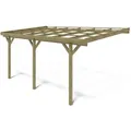 Produktbild: ALTANKA Carport Garagendach 3x5.24 m   15 m2   an der Hauswand Montiert 2