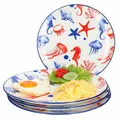 Produktbild: Seaside 4-tlg. Essteller Set 4 Personen Seestern Speiseteller Ø 27 cm Ritzenhoff