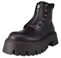 Produktbild: Buffalo Damen Elegante Stiefelette Aspen Front Zip 1270122 Schwarz
