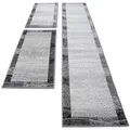 Produktbild: Novel Läufer 3er Set, Hellgrau, Kunststoff, Bordüre, rechteckig, 67x620 cm, Oeko-Tex® Standard 100, Oeko-Tex® Made IN Green, für Fußbodenheizung geeignet, antistatisch, pflegeleicht, strapazierfähig, Teppiche & Böden, Teppiche, Teppichläufer