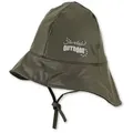 Produktbild: Sterntaler® Beanie Sterntaler® Regenhut uni (1-St) Schirmmütze mit Nackenschutz und Bindeband grün 55 cm