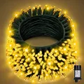 Produktbild: Lichterkette Außen 40M 330LED, Warmweiß Lichterkette Außen Strom mit Timer,Li...