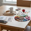 Produktbild: Stickerei Set 205 Teile für Anfänger mit Nähnadeln, Garn, Aida Stoff