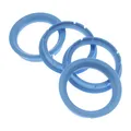 Produktbild: 4x Zentrierringe 70,0 mm x 57,1 mm Hellblau Felgen Ringe Made in Germany