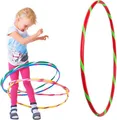 Produktbild: Bunter Kinder Hula Hoop für kleine Profis, Ø80cm, Rot-Grün