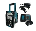 Produktbild: Makita DMR 112 Akku-Baustellenradio DAB+ und Bluetooth mit Akku 3 Ah + Ladegerät