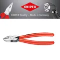 Produktbild: KNIPEX Seitenschneider Länge 140 mm Kopf poliert Kunststoffüberzug  70 01 140