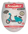 Produktbild: WENKO WC-Sitz Vintage Scooter - Toiletten-Sitz mit Hochglanz-Oberfläche, Absenkautomatik, Duroplast, 39 x 46 cm, Mehrfarbig