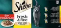 Produktbild: SHEBA Fresh & Fine Huhn Geflügel Truthahn 50 x 50g (€ 9,96/kg) Sauce Nassfutter