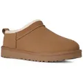 Produktbild: UGG Unisex CLASSIC MICRO Clog Homeslippers, Pantoffel, Schlupfschuh im neuen Design braun 37 EU (6 US)