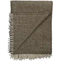 Produktbild: Røros Tweed - Kattefot Wolldecke, 140 x 220 cm, grün