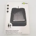 Produktbild: QI-Ladepad Induktionsladegerät Induktive Ladestation Kabelloses Ladegerät Goobay