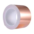 Produktbild: Zalava 70mm X 20M Kupferband Kupferfolienband EMI Kapton Tape Abschirmband Kupferfolie Kupferband Selbstklebend Klebeband Schneckenband Schneckenschutz (70mmX20M)