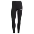 Produktbild: adidas Damen Essentials 3-Stripes Cotton Leggings, Black/White, S