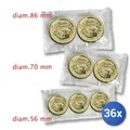 Produktbild: 36x Bormioli 3 Kapsel Deckel mm 56 Für 150 cc Konservengläser Töpfe