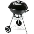 Produktbild: LANDMANN Holzkohlegrill Kugelgrill Holzkohlegrill Ø41cm Rundgrill Standgrill BBQ Grill Wagen schwarz