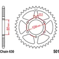 Produktbild: Hochwertiges Kettenrad 35 Zähne 630 Teilung von JT Sprockets für: Kawasaki ZX Z