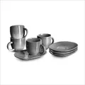Produktbild: SPRINGLANE Espressotasse mit Untertasse Misty Cliff 4er-Set, Steingut