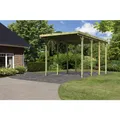 Produktbild: KARIBU Caravan-Carport, natur, Kiefernholz, BxT: 384 x 588 cm - beige