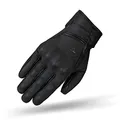 Produktbild: SHIMA SHADOW TFL Motorradhandschuhe Herren - TFL-Technologie, Klassische, Vintage, Verstärkte, Sommer Leder Handschuhe mit Knöchel und Finger Protektoren, Verstärkte Handfläche (Schwarz, L)