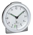 Produktbild: TFA Dostmann Analoger Funk-Wecker, Kunststoff, Silber, (L) 81 x (B) 31 x (H) 84mm, 60.1517.54