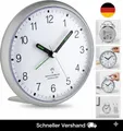 Produktbild: TFA Dostmann Analoger Funk-Wecker, 60.1506, leises Sweep Uhrwerk, lauter Alarm,