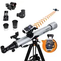 Produktbild: Celestron 22451 StarSense Explore LT80AZ Newtonian Reflector Telescope, Smartphone-App-fähiges Dobson-Tischteleskop mit StarSense-App – mit iOS/Android kompatibel