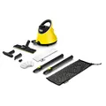 Produktbild: Kärcher Dampfreiniger SC 2 Deluxe EasyFix, Flächenleistung: ca. 75m², Tank: 1 l, Dampfdruck: max. 3,2 bar, Aufheizzeit: 6,5 min., Heizleistung: 1.500 W, mit Bodenreinigungsset EasyFix und Düsen