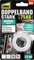 Produktbild: UHU Doppelband stark ablösbar 19 mm x 1,5 m  Klebepads