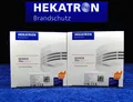 Produktbild: 2x HEKATRON GENIUS Plus Rauchwarnmelder NEU OVP m. 10-Jahres Batterie & Klebepad