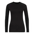 Produktbild: TOM FYFE Premium Merino Activewear Langarm Damen Schwarz/S aus 100% Merinowolle – geruchshemmend, temperaturregulierend – Made in Europe