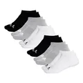 Produktbild: adidas 6 Paar Herren Damen Unisex Socken C SPW Low Sneaker, Farbe:Mehrfarbig, Größe:43-45, Artikel:-medium grey/white/black