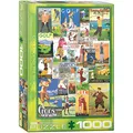 Produktbild: EuroGraphics 15.240–2.369,8 cm Golf – Vintage Collage Puzzle (1000 Teile) 6000-0933 mehrfarbig einheitsgröße