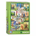 Produktbild: Eurographics Puzzle Golf auf der ganzen Welt, 1000 Teile, 68 x 48 cm, 6000-0933