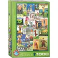 Produktbild: Eurographics 6000-0933 - Golf auf der ganzen Welt , Puzzle, 1.000 Teile