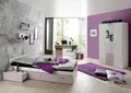 Produktbild: Storado Jugendzimmer-Set Berlin weiß / flieder Colli 1 bis 4 (EAN 4260498522767), (siehe Artikelbeschreibung)