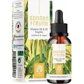 Produktbild: Naturtreu Sonnenfreund | Vitamin D3 + K2 Tropfen 1.000 I.E. | 30ml