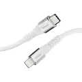 Produktbild: Intenso - Usb-kabel Usb 2.0 Usb-c® Stecker, Apple Lightning Stecker 1.50 M Weiß Stoff-ummantelung 7902