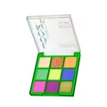 Produktbild: Eveline Cosmetics Look UP Neon Lime Lidschattenpalette - 9 lebendige Frühlingsfarben für mutige, optimistische Looks - Matte und schimmernde Finishes