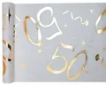 Produktbild: Tischläufer Vlies Zahl 50 gold Geburtstag 5 m Jubiläum Tischdekoration