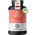 Produktbild: NATURE LOVE® Bio Maca Kapseln (schwarz) - 3000 mg je Tagesdosis - 180 Kapseln