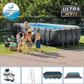 Produktbild: Intex Swimming Pool 549x274x132 Frame Pool Set Ultra Quadra XTR Schwimmbecken