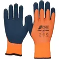 Produktbild: 3560W-9 Kälteschutzhandschuhe soft grip w Größe 9 orange/dunkelblau en 38 - Nitras