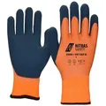 Produktbild: Nitras Winter-Arbeitshandschuhe Soft Grip Winterhandschuh Thermo latex gesandet 3560W (Packung, VPE= 12-72 Paar, Gr 8-11) Kälteblocker/Extrem weich und anschmiegsam orange 9