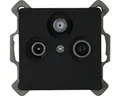 Produktbild: Kopp 921450085 Antennensteckdose TV/RF/SAT Paris mattschwarz