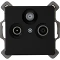 Produktbild: Kopp - PARIS – Antennensteckdose TV/RF/SAT, Farbe: mattschwarz - 921450085