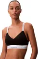 Produktbild: Calvin Klein Damen BH Bralette Lightly Lined Elastischer Bund, Schwarz (Black), L