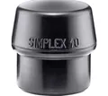 Produktbild: Gummihammer HALDER SIMPLEX Ersatzeinsatz Gummikomposition schwarz 40mm