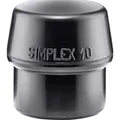 Produktbild: HALDER SIMPLEX Ersatzeinsatz Gummikomposition 30mm Schlageinsatz Schonhammer NEU